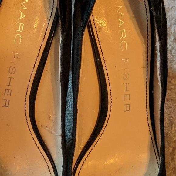 Marc Fisher "Violat" peep toe platform pumps size 6.5 - Picture 2 of 9
